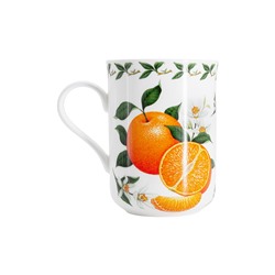 Кружка, 300 мл, фарфор F, белая, Апельсин, Orchard Fruits, 55513