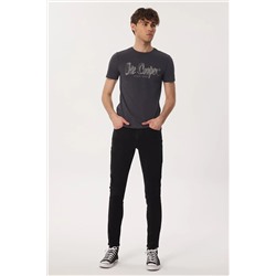 Lee Cooper Drawınglogo Erkek O Yaka T-shırt Antrasit 232 LCM 242029