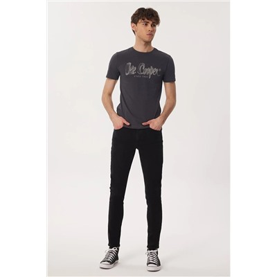 Lee Cooper Drawınglogo Erkek O Yaka T-shırt Antrasit 232 LCM 242029