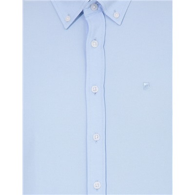 Açık Mavi Slim Fit Oxford Gömlek