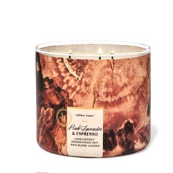 Pink Lavender & Espresso 3-Wick Candle