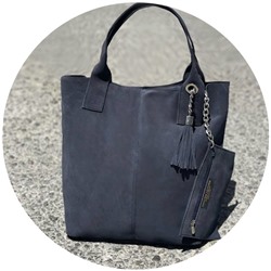 Ab.Zapatos Pelle SHOPPER ser (590) gris oscuro