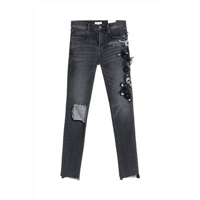 Vaquero skinny fit Negro
