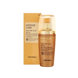 TONYMOLY INTENSE CARE Gold 24K Snail Serum Сыворотка для лица с муцином улитки и коллоидным золотом 35мл