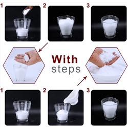 Bigib Make 2 Gallons Fake Instant Snow Powder for Slime Supplies Cloud Slime Charms
