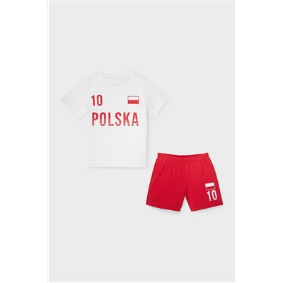 Shorty-Pyjama - Bio-Baumwolle - 2 teilig