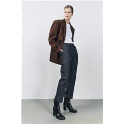 ZW COLLECTION BOOTCUT HIGH-WAIST CROPPED JEANS