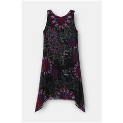 Vestido asimétrico viscosa
