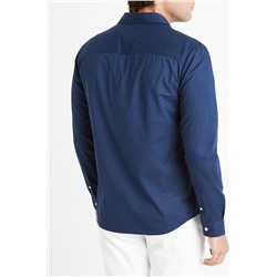 Camisa regular fit - Azul