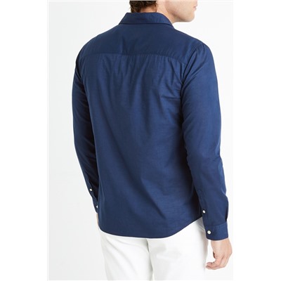 Camisa regular fit - Azul