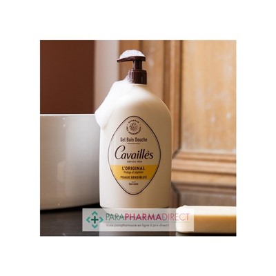 Cavaillès Gel Bain Douche - L'Original - Peaux Sensibles 1 Litre