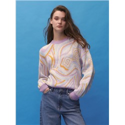 Gemusterter Pullover