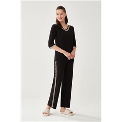 Dagi Siyah Pijama Alt-sy 21WW49013BD_SY_36