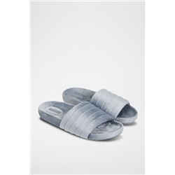 Sandalias de terciopelo Gris