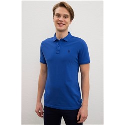 Erkek Saks Basic Polo Yaka Tişört