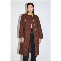 Anorak largo Marrón