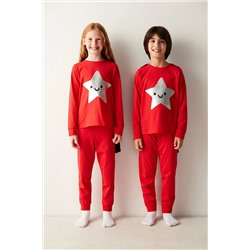 Penti Unisex Young Star Pijama Takımı PNU7AT4E23SK-RD2