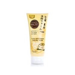 Питательная отбеливающая пенка для умывания с тофу от Daiso 130 гр / Daiso Tofu soybean whitening foam 130 gr
