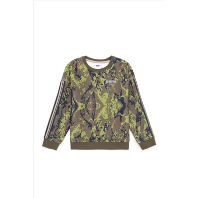 Erkek Çocuk Haki Sweatshirt