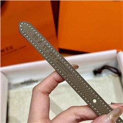 Тоненький женский двухсторонний ремень Herme*s    Реплика 1:1