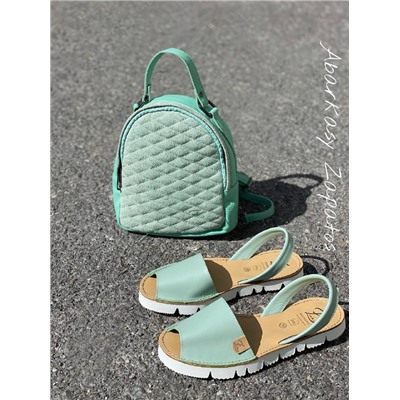 AB.Zapatos · 3202 menta+AB.Z · Pelle · mochila 421 (650)