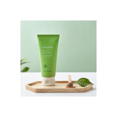 ★SALE★ Green Tea Sleeping Pack, Интенсивно увлажняющая ночная маска на основе натурального экстракта семян зеленого чая