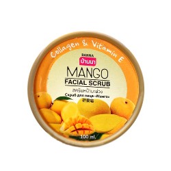 Фруктовый скраб для лица Banna Манго 100 грамм / Banna Facial Scrub Mango100 g