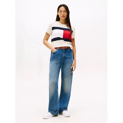 Bold Flag Logo Crewneck T-Shirt