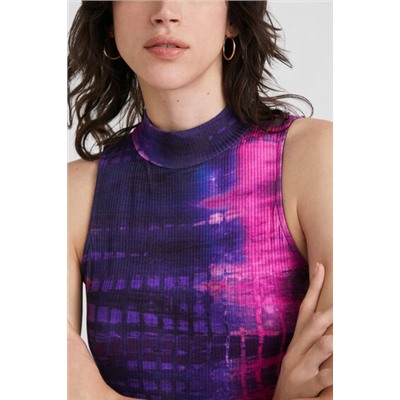 Body canalé tie-dye