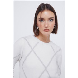 Jersey rombos lentejuelas