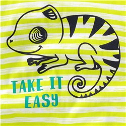 Baby T-Shirt mit Chamäleon-Print