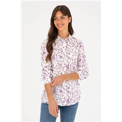 U.S. Polo Assn., Kadın Mor Uzun Kollu Gömlek 50289094-VR038