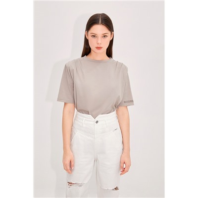 Camiseta Beige