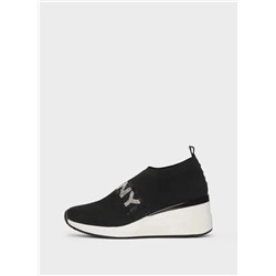 Parks Rhinestone Wedge Sneaker - Final Sale