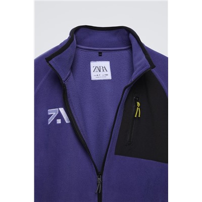 SPORTY FLEECE SWEATSHIRT