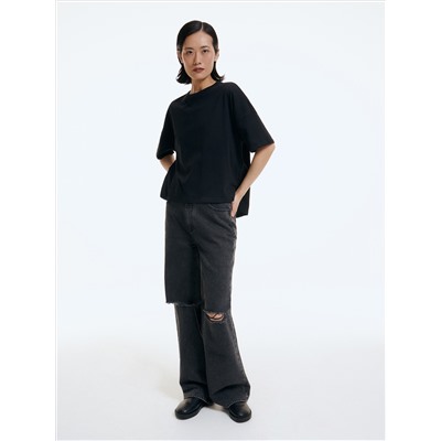 Oversize-T-Shirt aus Baumwolle