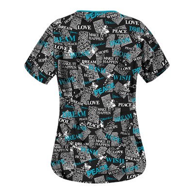 UA News Worthy Turquoise Scrub Top
