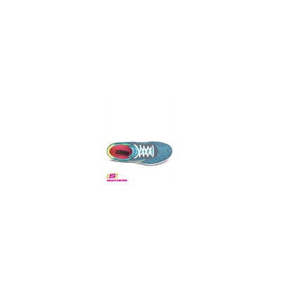Skechers GO Step Watermark Gray/Blue Athletic Shoe
