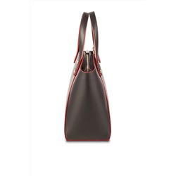 Bolso de piel Parl Negro y rojo