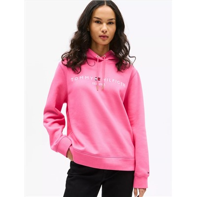 Embroidered Tommy Logo Hoodie