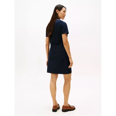 Banner Stripe Polo Dress