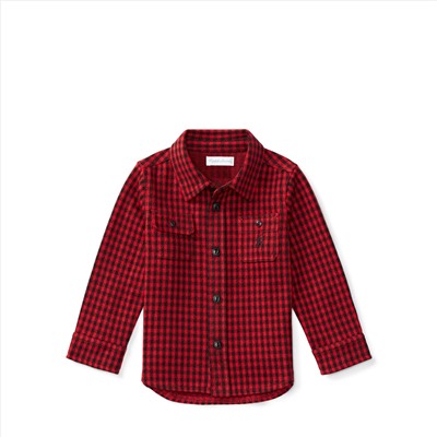 COTTON JACQUARD WORKSHIRT