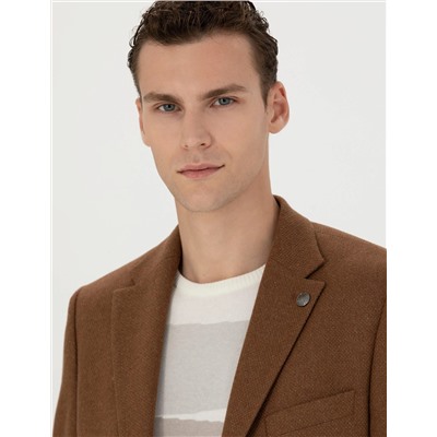 Kiremit Slim Fit Ceket
