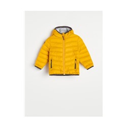Steppjacke mit Kapuze