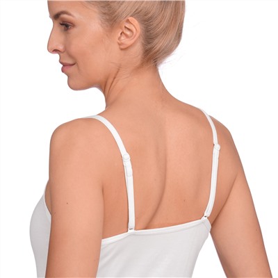 2 Damen Unterhemden mit Spitze