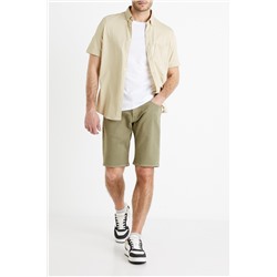 Camisa regular fit - Beige