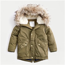 Boys' fishtail parka with eco-friendly PrimaLoft®