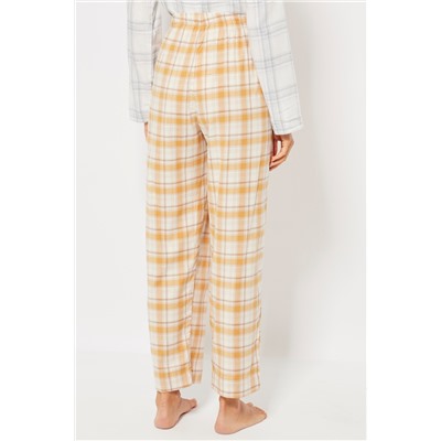 Pantalón Mostaza y blanco