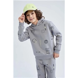 Defacto Erkek Çocuk Regular Fit Kapüşonlu Sweatshirt V3307A623SP