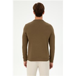 Erkek Haki Sweatshirt